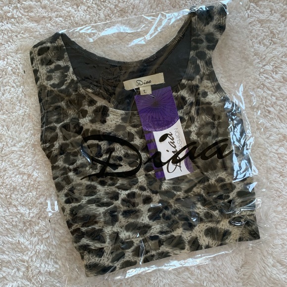 NWT Leopard Razorback Cotton Sports Bra - Picture 8 of 8